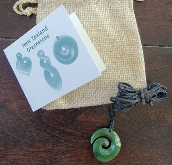 koru jade pendant new zealand